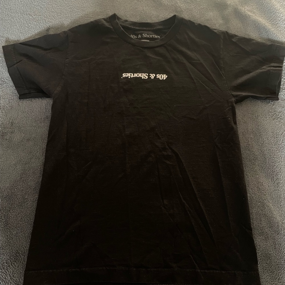 40s and shorties black shirt